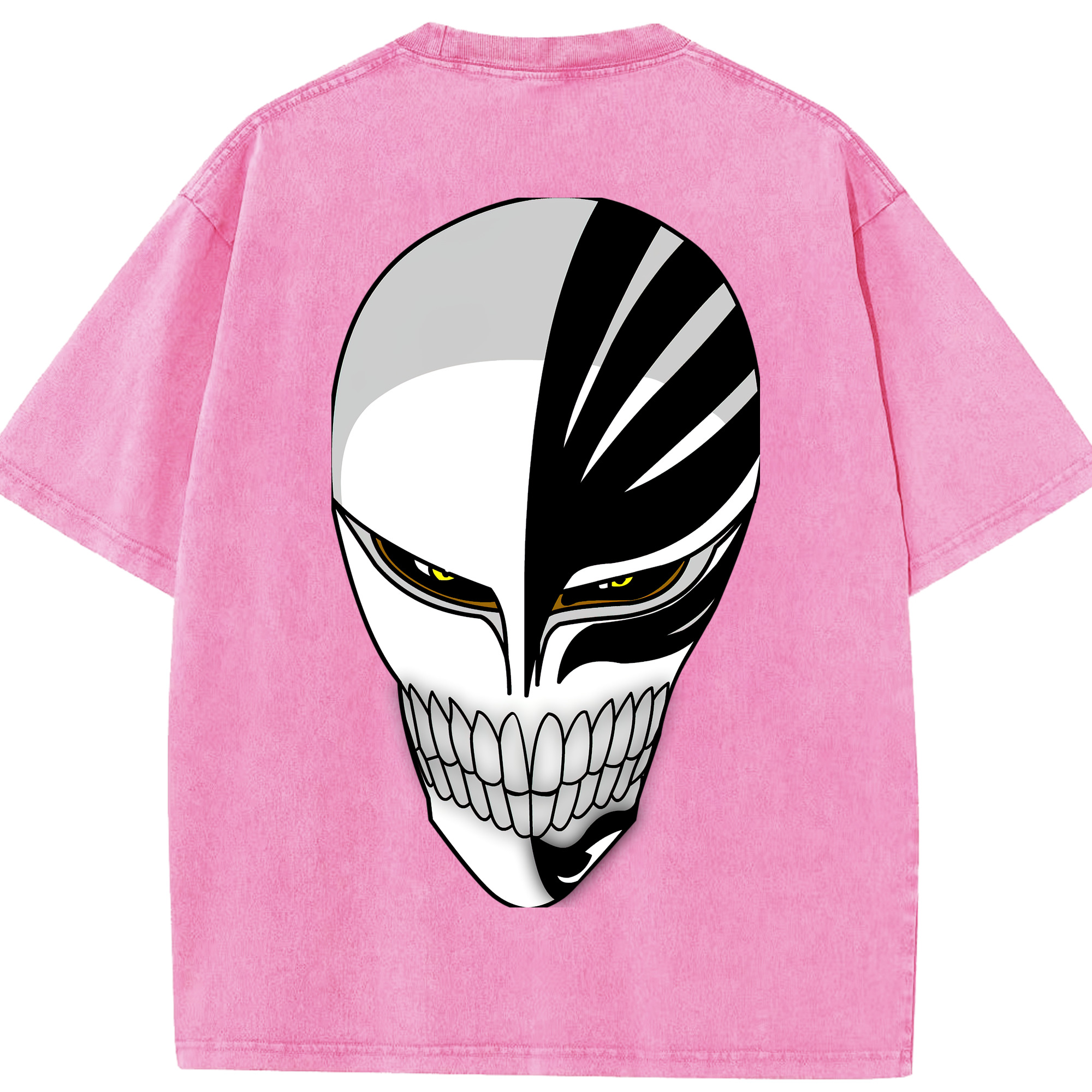 （画像用） ブリーチ 黒崎一護（くろさき いちご）BLEACH Kurosaki Ichigo 綿100% ヴィンテージ風 半袖Tシャツ（背面プリント）